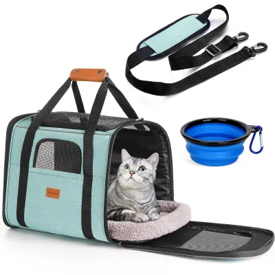 Produktbild von Morpilot Katzentransportbox Transportbox 44x31x34cm Grün Einfarbig