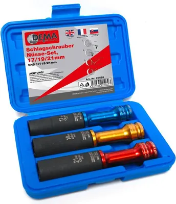 Produktbild von Radscheibenschlüssel mit 100 Nm Anzugsmoment 17 / 19 / 21 mm