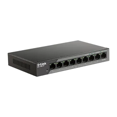 Produktbild von D-Link DSS-100E-9P PoE 9-Port Switch mit UpLink