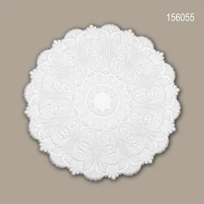 Produktbild von PROFHOME 156055 Rosette aus Polyurethan Deckenrosette Zierelement Ø 75,2 cm