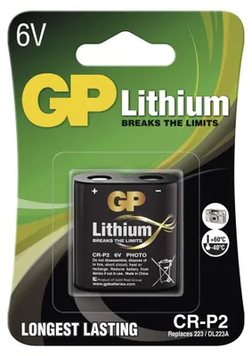 Lithiová baterie GP CR-P2, 1 ks