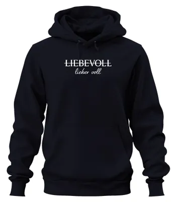 Immagine prodotto di Felpa con cappuccio unisex Lovely dear full saying pun funny gift girlfriend, navy, M
