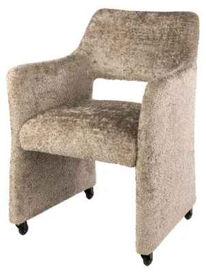 Immagine prodotto di Sedia da pranzo FURNLUX Forma Beige e Nero 61 cm / Colore principale: Beige / Dimensioni: 61 x 82 x 64 cm