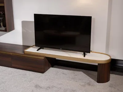 Immagine prodotto di Porta TV moderno in legno marrone per il soggiorno