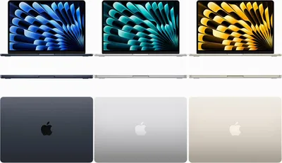 Produktbild von Apple MacBook Air 13.6" M3 16GB/512GB MXCV3D/A Mitternacht