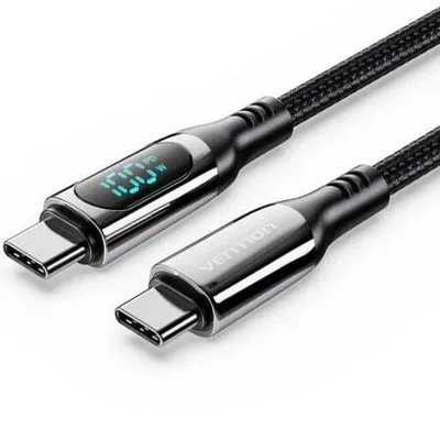 Obrázok produktu pre Vention TAYBAV, 1,2 m, USB C, USB C, USB 2.0, 0,48 Gbit/s, Čierna