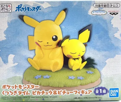 Imagen del producto de Pokémon - Figura Pichu & Pikachu Diorama - Banpresto