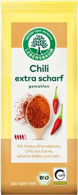 Zdjęcie produktu dla PAPRYKA CHILI MIELONA EXTRA OSTRA50 g - LEBENSBAUM