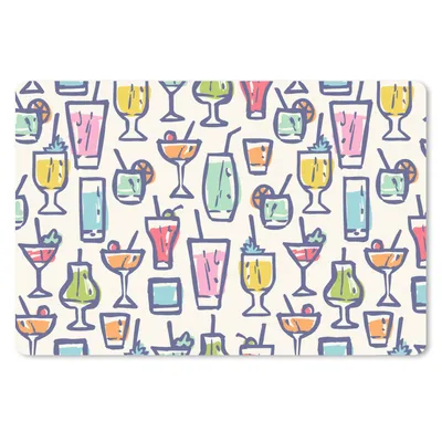 Produktbild von MuchoWow® Mauspad Mousepad Cocktail - Glas - Sommer - Muster 27x18 cm - Mousepads - Maus Mat - Pad - Mausunterlage - Büroartikel - Desk Matten