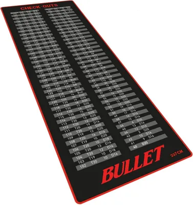Productafbeelding van Darttapijt 237 x 80 cm voor thuis, kantoor en feesten, met toernooimaat en vloerbescherming