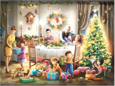 Produktbild von Adventskalender "Heute ist Bescherung"