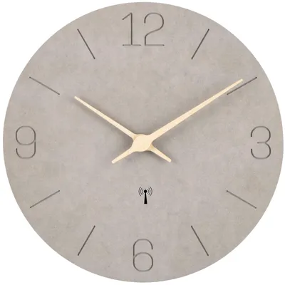 Productafbeelding van Omgoods - Stille Wandklok van MDF met Grote Cijfers 30 cm