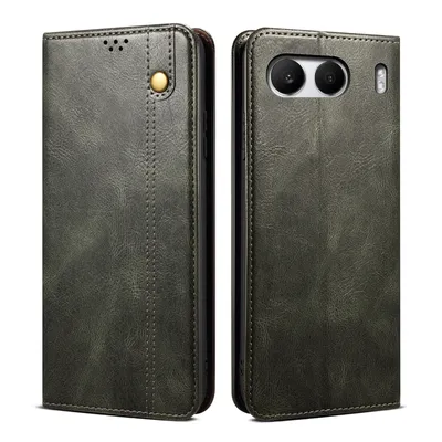 Obrázek produktu pro Pouzdro pro OnePlus Nord4 kožené flip pouzdro peněženka s funkcí stojánku zelené