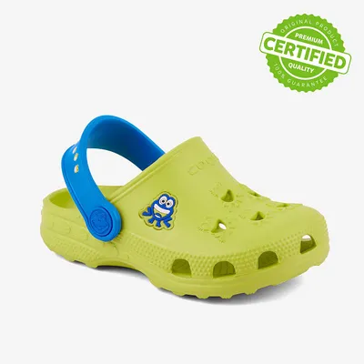 Produktbild von Leichte und bequeme Kinder Clogs für Freizeit und Bad mit elastischem Fersenriemen