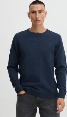 Produktbild von Blend 20714834 Herren Strickpullover Feinstrick Pullover mit Rundhalskragen Meliert