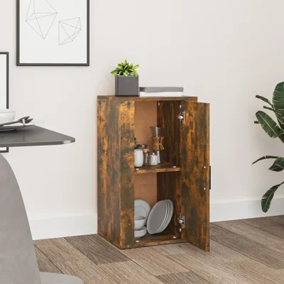 Obrázek produktu pro vidaXL Příborník Kouřový dub 40x33x70 cm Dřevěná konstrukce