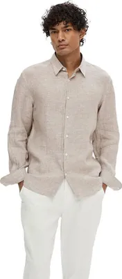 Zdjęcie produktu dla Selected Regkylian Koszula z długim rękawem Beige M Man Beige M