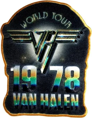 Obrázok produktu pre Van Halen World Tour 1978 Nažehlovačka