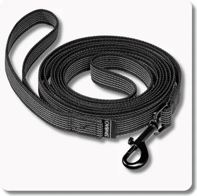 Zdjęcie produktu dla Smycz antypoślizgowa CZARNA - 7m, 86MM TWISTLOCK - pies 15-80kg