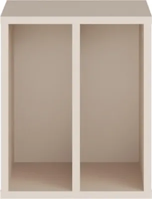 Produktbild von Forte ALICE SPRINGS Schrankeinsatz 30, modern-minimalistisch, 2 Fächer, Organisation, Holzwerkstoff, Kaschmir Beige, 30 cm breit x 36,9 cm hoch x 34,8 cm tief