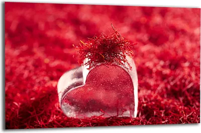 Produktbild von Herdabdeckplatte Glaskeramikkochfeld-Abdeckung Spritzschutz Glas 80x52 Herz