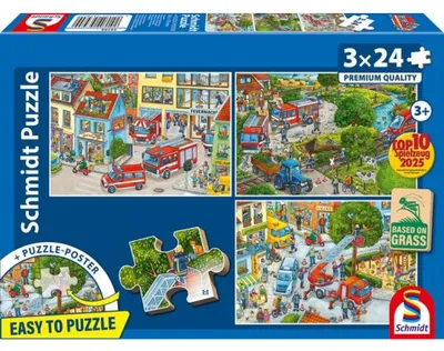 Image de Schmidt Spiele 56580, 24 pièces, Ville, 3 ans/ans