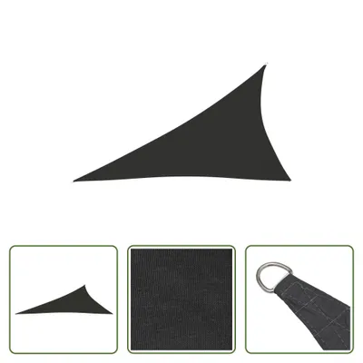 Produktbild von The Living Store Sonnensegel Oxford-Gewebe Dreieckig 4x5x6,4 m Anthrazit