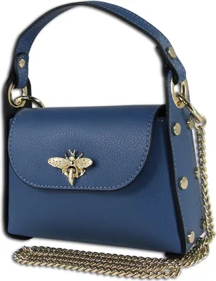 Image de Sac en cuir Toscanto Sac à bandoulière bleu OTT817UF