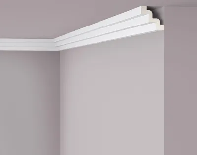 Immagine prodotto di Modanatura del soffitto NMC Z52 ARSTYL Noel Marquet Battiscopa decorativo Battiscopa decorativo moderno bianco 2 m