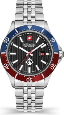 Obrázok produktu pre Swiss Military Hanowa - SMWGH2100604 - Náramkové hodinky - Pánske - Quartz - Vlajková loď X