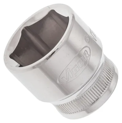 Produktbild von Vigor V2264, Steckschlüsselbuchse, Silber, 1 Kopf/Köpfe, 3/8", Metrisch/imperial, 10 mm