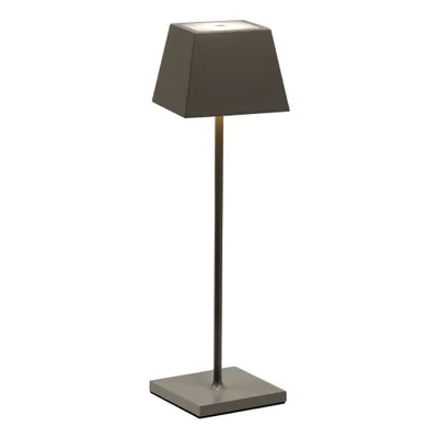Produktbild von Tragbare und wiederaufladbare IP54 taubengraue Siesta LED-Tischlampe