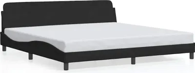 Obrázek produktu pro vidaXL Rám postele "Dover" černý 200x200 cm látka