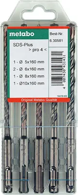 Produktbild von Metabo Bohrersatz SDS 5-teilig