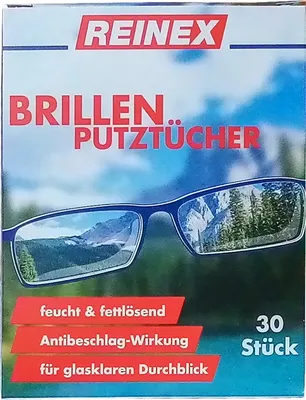 Produktbild von 30x BRILLEN PUTZTÜCHER Brillenputztücher Brillentuch Reinigung Putz Tücher 86