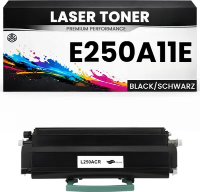 Produktbild von Toner kompatibel für Lexmark E250A11E E250d E250dn E350d E352dn in Schwarz