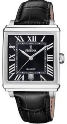 Produktbild von Festina Herren Uhr Fashion Leder Armbanduhr schwarz UF20681/3