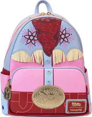 Produktbild von Loungefly Zurück In Die Zukunft Rucksack Blau,Rosa  Blau,Rosa One Size