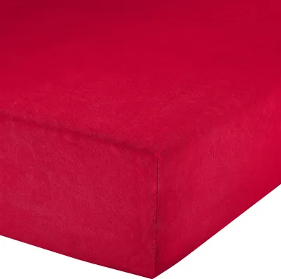 Produktbild von Erwin Müller Spannbettlaken Erding" rot 140x200 cm - 160x200 cm"