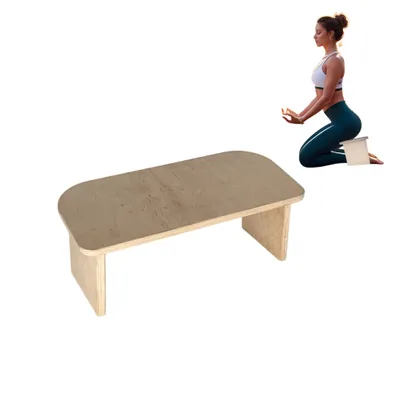 Produktbild von CAWi Klappbare Meditationsbank – Ergonomischer Meditationshocker – Faltbarer Hocker für Yoga, Meditation und Gebet