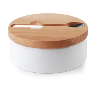 Produktbild von Basic Kitchen Zuckerdose mit Löffel 14.7X6Cm Cookini