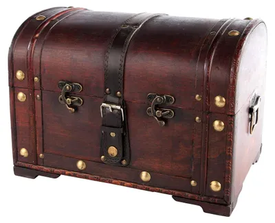 Produktbild von Piratenschatztruhe Geschenkbox Größe 34x24x21