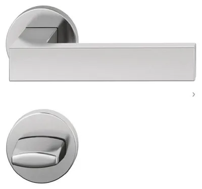Produktbild von FSB 12 1251 Rosettengarnitur Edelstahl matt (Lochung: WC) Lochung: WC