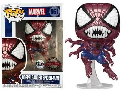 Zdjęcie produktu dla Funko POP Marvel 961 Doppelganger Spiderman Metallic Special Edition Limitowana Figurka Kolekcjonerska