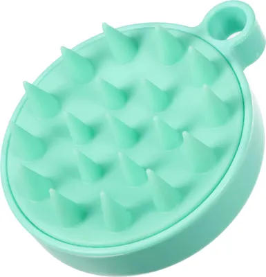 Produktbild von Kopfhautmassagegerät, Haarpflege-Kopfhautmassagebürste, Grün, 9,5 x 8 x 4,5 cm, Massagezubehör