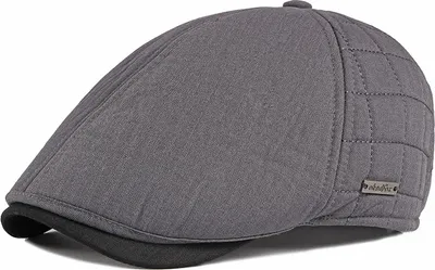 Produktbild von Stylische GR-26113 Baskenmütze in Grau für Herren KP26113