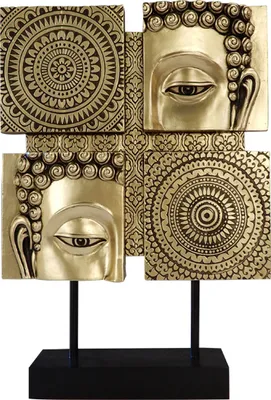 Obrázok produktu pre Madrid Magnificence Budhistická figúrka Mandala - 4 kusy - 43715