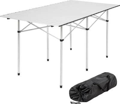 Zdjęcie produktu dla Stół kempingowy aluminiowy składany z torbą 140x70x70 cm