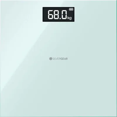 Produktbild von Silvergear Silvergear Sprekende Weegschaal - Weegschaal Personenweegschaal Digitaal - LCD Scherm - Scale - Wit