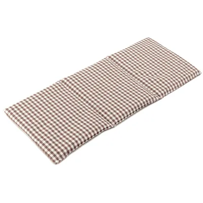 Produktbild von Johanniskernkissen 20x50cm groß 3-Kammer - Wärmekissen, Körnerkissen - braun-weiß